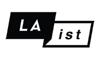 Black and white logo that reads LA ist 