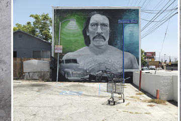 Ken Gonzales-Day, “Danny,” mural by Levi Ponce, Van Nuys Blvd., Pacoima, 2013. 