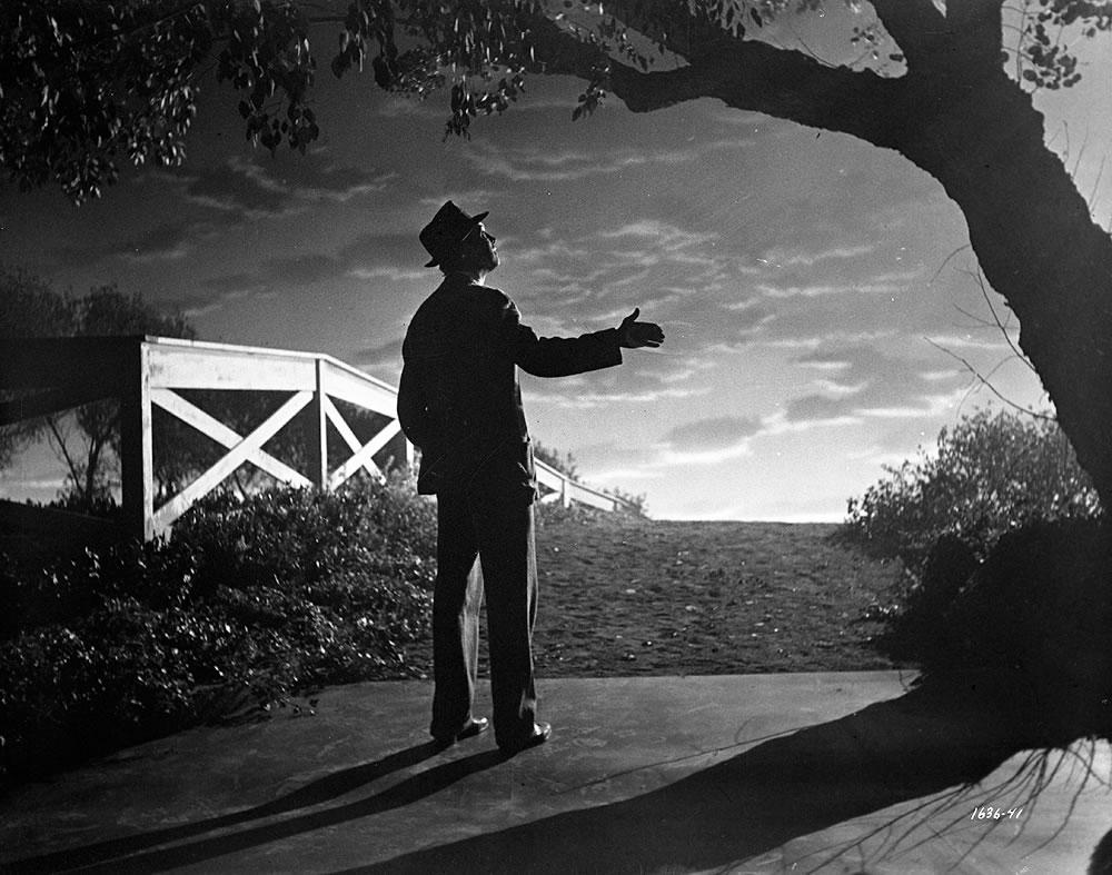 James Stewart in film still for Harvey (1950) Skirball Cultural Center