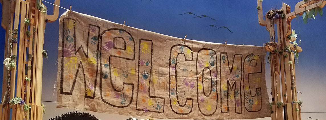welcome banner