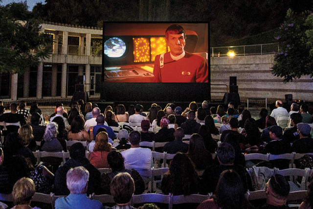 outdoor movies at the skirball