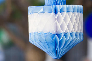 blue and white Holiday decoration