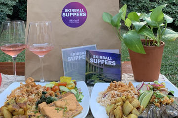 Image of plates of food