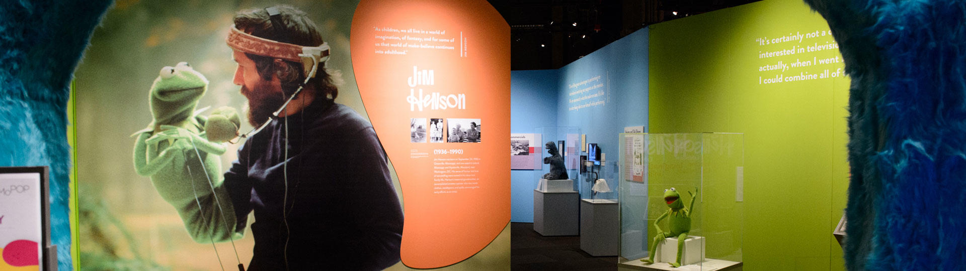Installation view of The Jim Henson Exhibition. Photo by Jim Bennett, courtesy of Museum of Pop Culture.