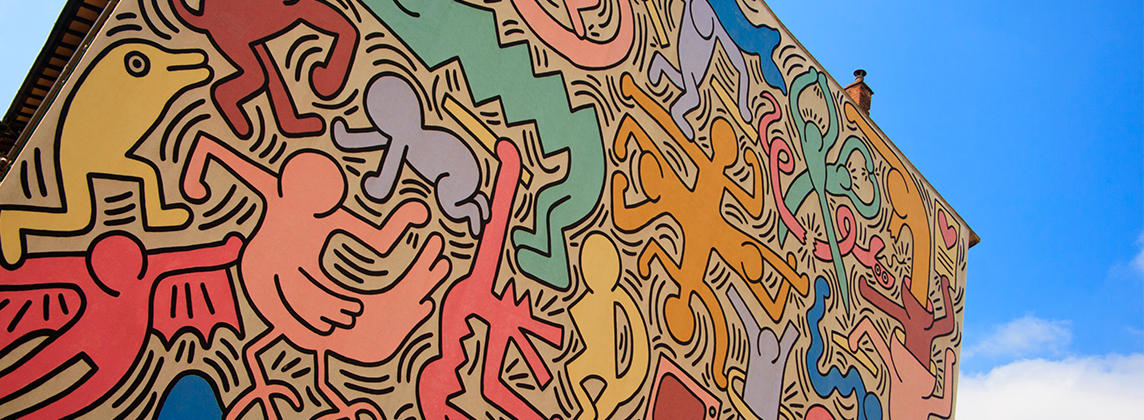 Keith Haring mural