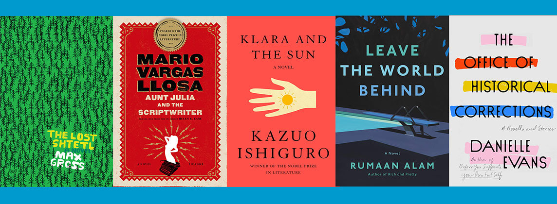 Collection of books featured in the Skirball's 2021 Fall/Winter Book Group