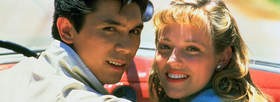 50s couple in car