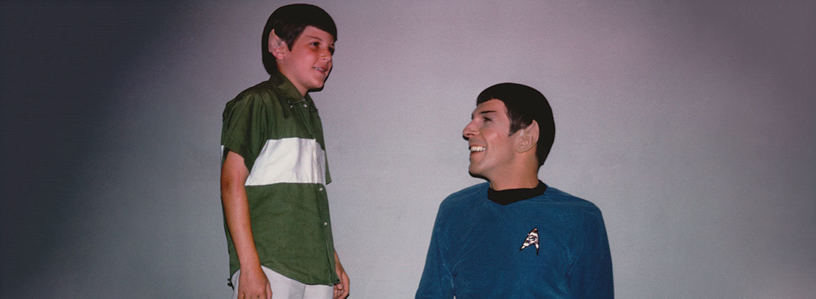 Photo of Adam Nimoy and his father Leonard Nimoy