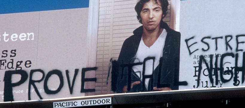 Billboard for Bruce Springsteen, Darkness on the Edge of Town