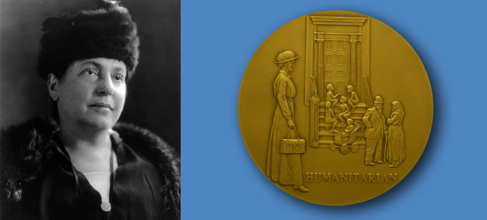 Medal honoring Lillian D. Wald