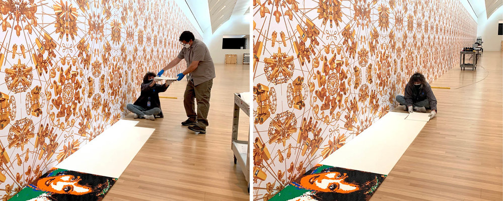 Assembling "Ai Weiwei: Trace" at the Skirball