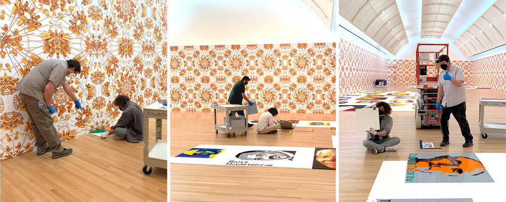 Assembling "Ai Weiwei: Trace" at the Skirball
