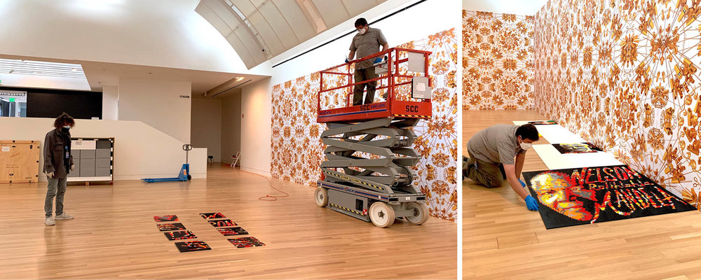 Assembling &quot;Ai Weiwei: Trace&quot; at the Skirball