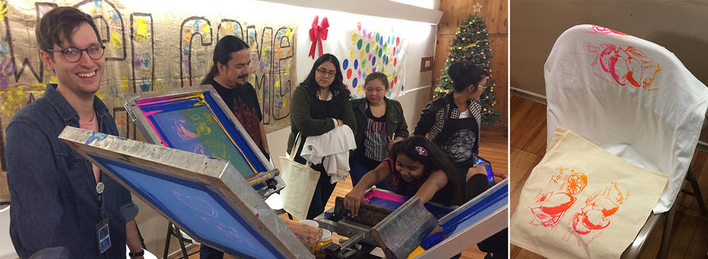 screen printing workshop