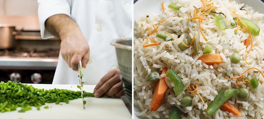 Vegetable biryani