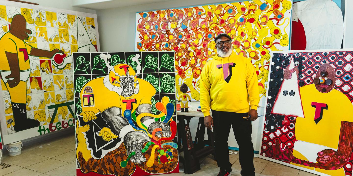 Artist Tour—Draw Them In, Paint Them Out: Trenton Doyle Hancock