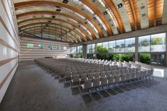 Guerin Pavilion with chairs arranged in rows theater-style