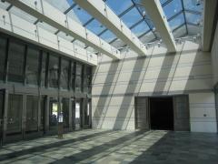 Murphy Foyer showing skylights and floor space