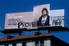 billboard for Bruce Springsteen: Darkness on the Edge of Town