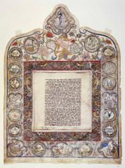 image of an ornate kettubah