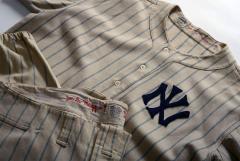 New York Yankees baseball jersey and pants