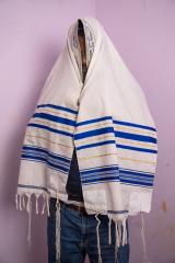 An Ethiopian Jew wears a tallit