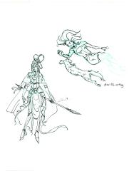 Superhero sketches
