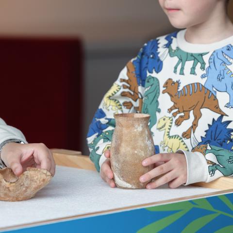 A Hands on History demonstration.