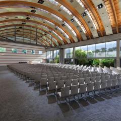 Guerin Pavilion with chairs arranged in rows theater-style