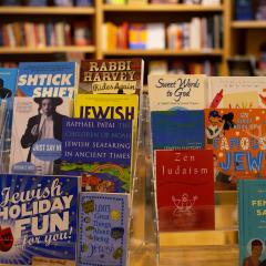 Books on display at Audrey's Museum Store